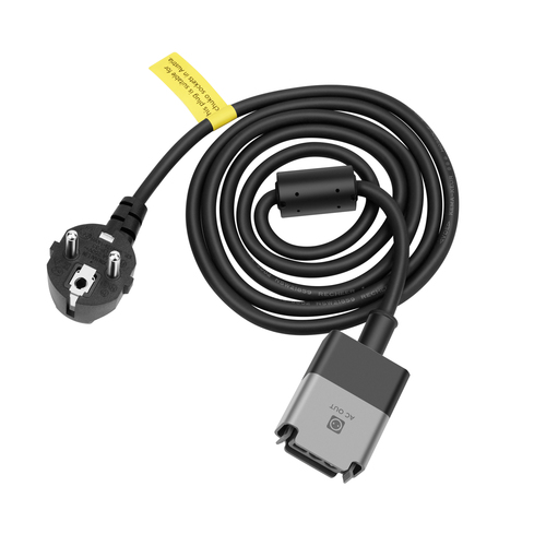 Image ECOFLOW Stromkabel 5 Meter schwarz für PowerStream Mikrowechselrichter - Kabel 