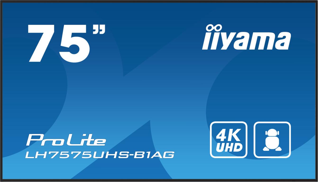 Image IIYAMA LH7575UHS-B1AG 190,5cm (75")