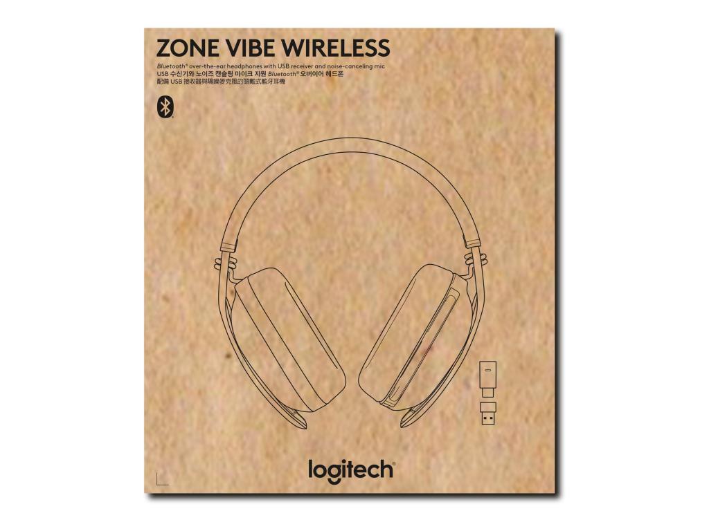 Image LOGITECH ZONE VIBE WIRELESS UC GRAPHITE
