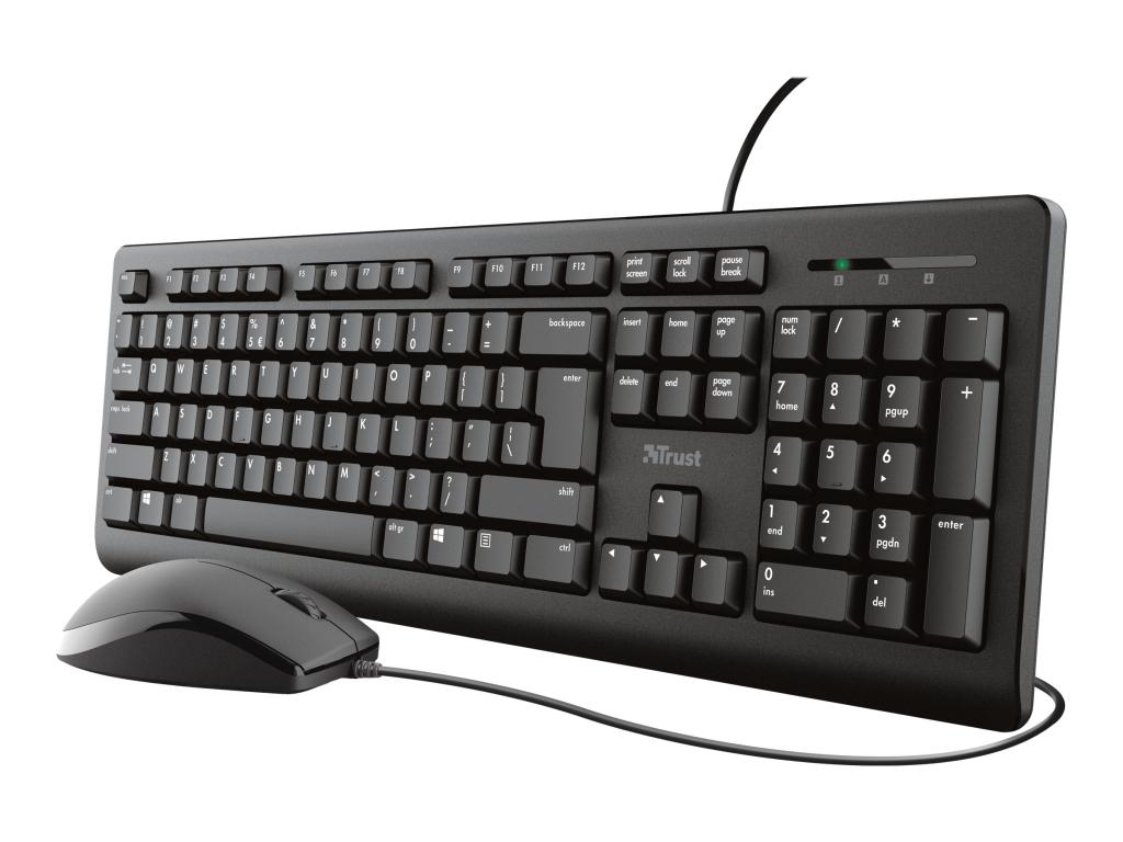 Image TRUST PRIMO TASTATUR AND MAUS SET DE