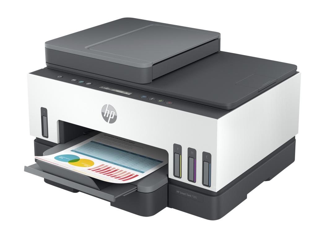 Image HP Smart Tank 7305 3 in 1 Tintenstrahl-Multifunktionsdrucker grau, HP Instant Ink-fähig