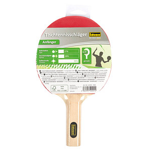 Image Idena Tischtennisschläger Anfänger rot