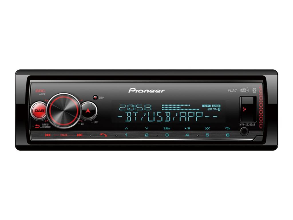 Image PIONEER MVH-S520DABAN Media-Tuner/AUX/USB/iPod/DAB+ inkl. DAB+ Scheibenantenne