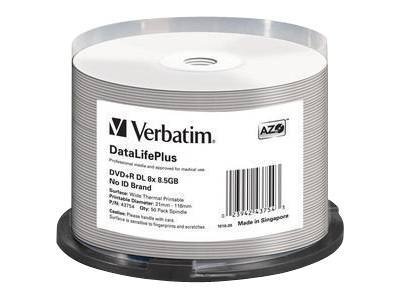 Image VERBATIM MED DVD+R Verbatim 8.5 GB 8x 050er CB DruTT