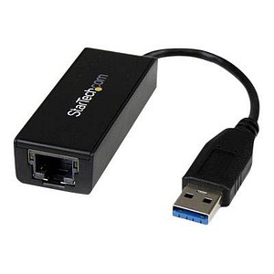 Image StarTech.com USB 3.0 A/RJ-45 Adapter 0,13 m schwarz