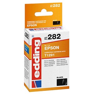 Image edding EDD-282  schwarz Druckerpatrone kompatibel zu EPSON T1291L