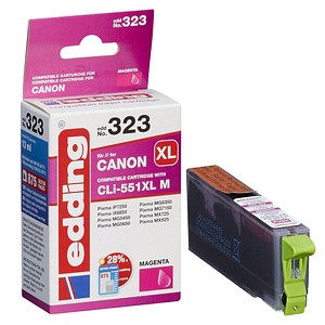 Image edding EDD-323  magenta Druckerpatrone kompatibel zu Canon CLI-551 XL