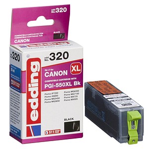 Image edding EDD-320  schwarz Druckerpatrone kompatibel zu Canon PGI-550 XL