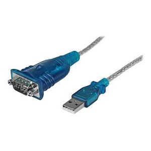 Image StarTech.com USB 2.0 A/RS232 Kabel 0,4 m grau