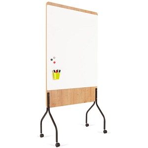 Image rocada mobiles Whiteboard Natural 100,0 x 120,0 cm weiß lackierter Stahl