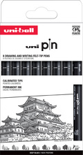 Image uni-ball Fineliner PIN ASP010, 8er Set