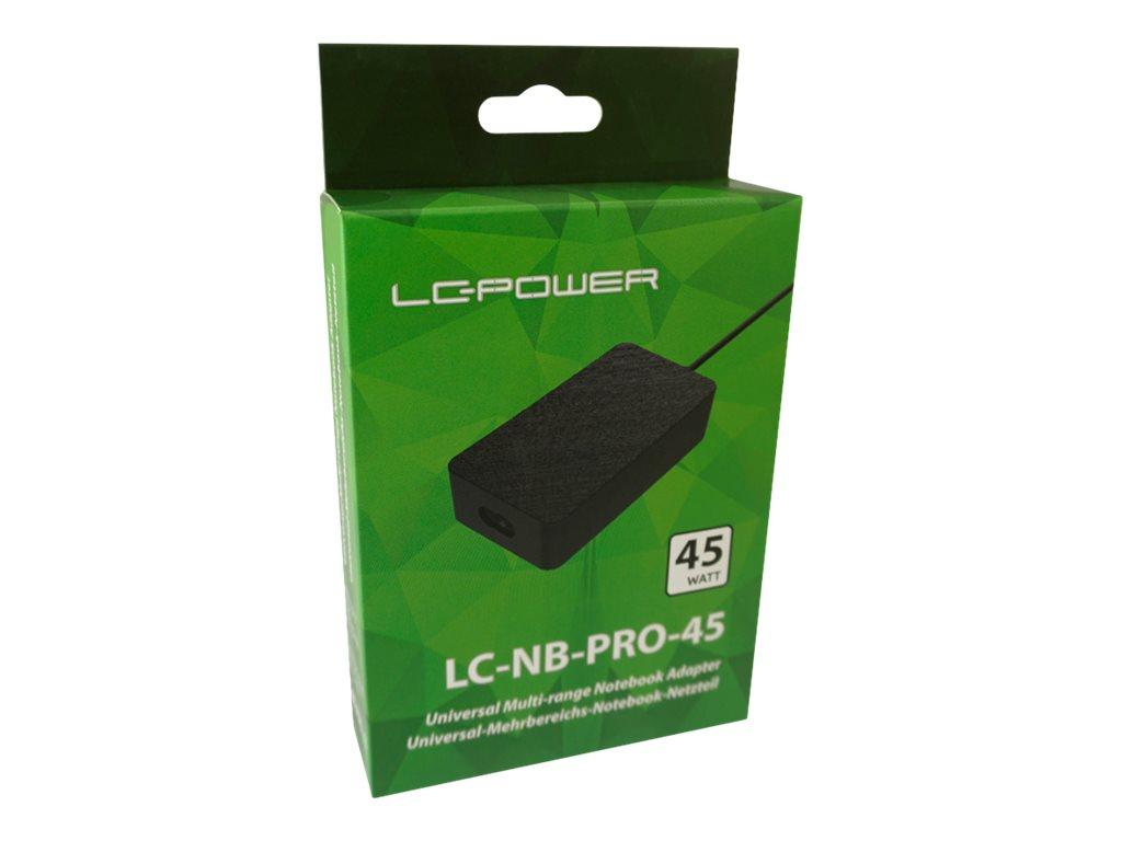 Image LC-POWER Netzteil NB LC-POWER Notebook-Netzteil LC-NB-PRO-45 45W