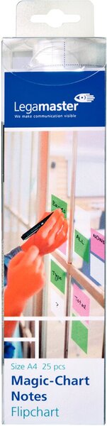 Image Magic Chart Flipchart 20 x 30 cm, kariert, haftet ohne Kleber,