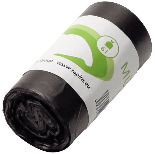 Image Kosmetikabfallbeutel 6 L, grau, 31 x 37cm, 5 my, HDPE