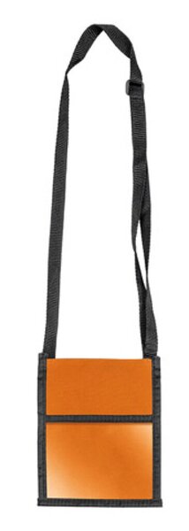 Image Brustbeutel Velocolor orange 135x175mm aus Polyester