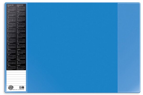 Image Schreibunterlage VELOCOLOR blau mit seitlichen Taschen, 40x60