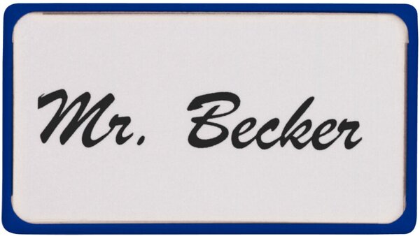 Image Namensschild bl Magnet 10 Stück