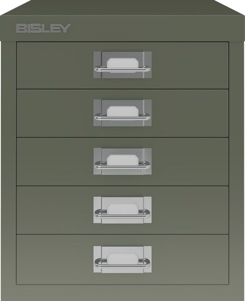 Image Schubladenschrank 5 Schübe olivgrün, H 325 x B 279 x T 380