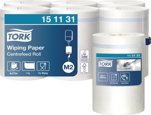 Image M-Tork Handtuchrolle Standard hochweiß 21,5cmx275m 1lagig