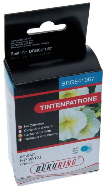 Image Tintenpatrone 951XL cyan für HP Office Jet Pro 8600 e, 8600Plus e-