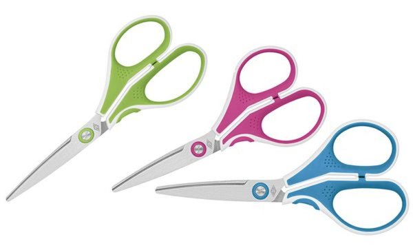 Image WEDO Edelstahlschere CUT-IT, Länge: 210 mm, pink/weiß (62197580)