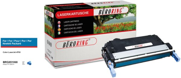 Image Toner Cartridge cyan für HP Color LaserJet 4700
