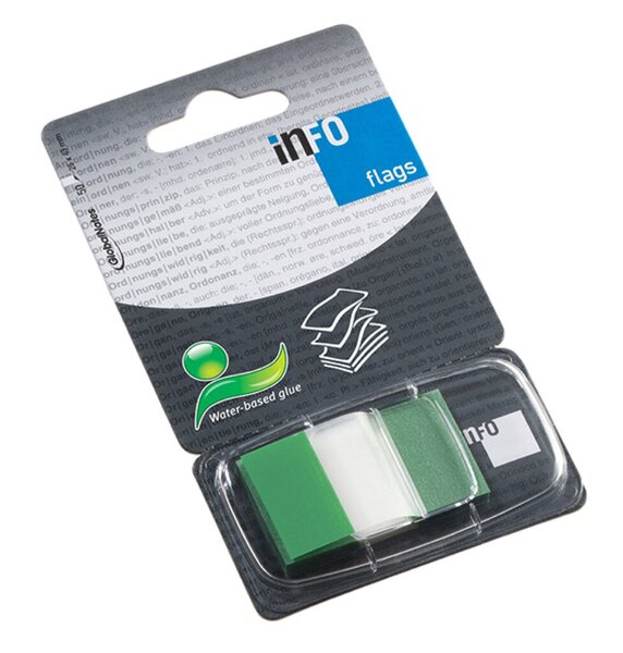 Image Index Haftstreifen,Grün, 25,4 mm 50 Heftstreifen