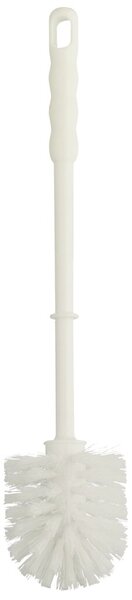 Image WC Bürste Plastik Nylon, weiß ca. 40 cm lang