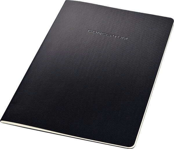 Image sigel Notizheft Conceptum, DIN A4, kariert, schwarz