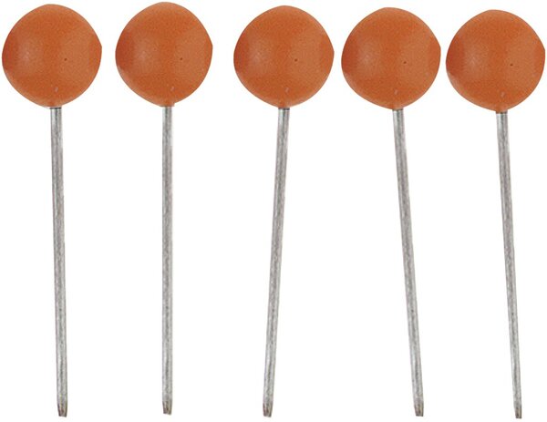 Image Markierungs-/Rundkopf-/Landkartennadel Kopfd.5mmx16mm braun