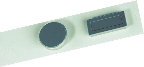 Image Wand-Magnetleiste, selbstklebend weiß 100x5cm, mit Polsterklebeband