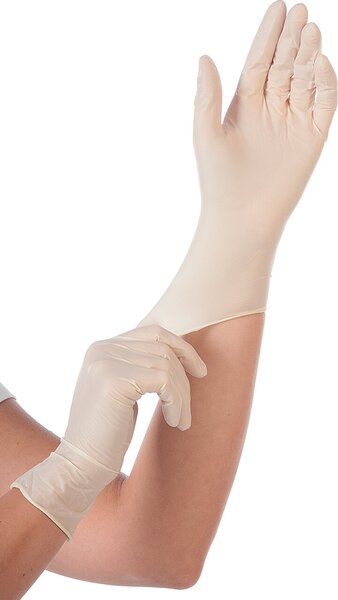 Image Latexhandschuhe Grip puderfrei Gr.6/XS Gr. 6 / XS, weiß