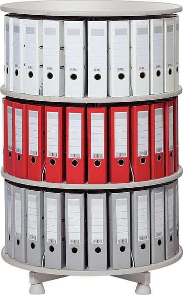 Image Ordner-Drehsäule 3 Etagen bis zu 72 Ordner,800mm Ø,einzeln drehbare