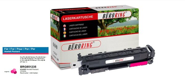 Image Toner Cartridge magenta, # CF403A für Color LaserJet Pro M252/-270/