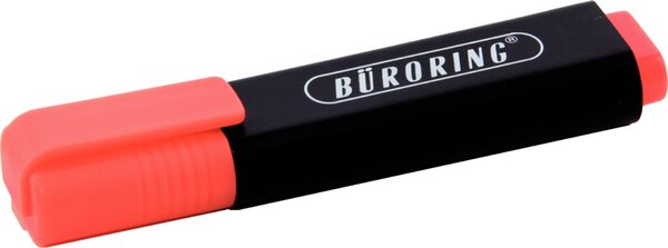 Image Büroring Textmarker, rot, mit Keilspitze 2-5mm