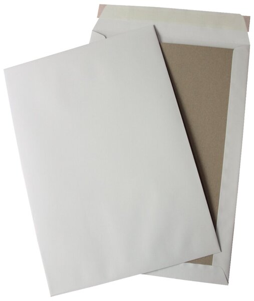 Image Versandtasche, B4, Papprückwand, Haftklebung, weiß 120g