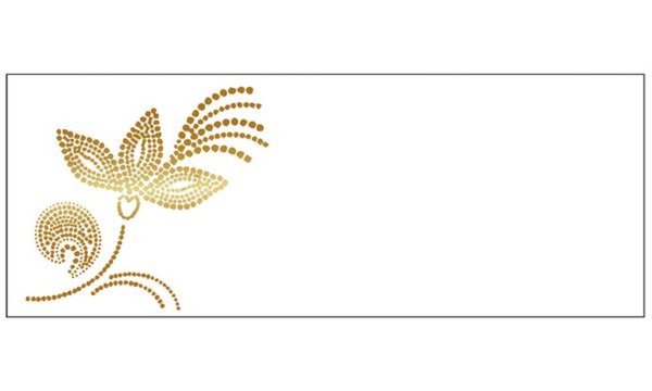 Image SUSY CARD Tischkarten - Allgemein gepunktete Blüten (11433646)