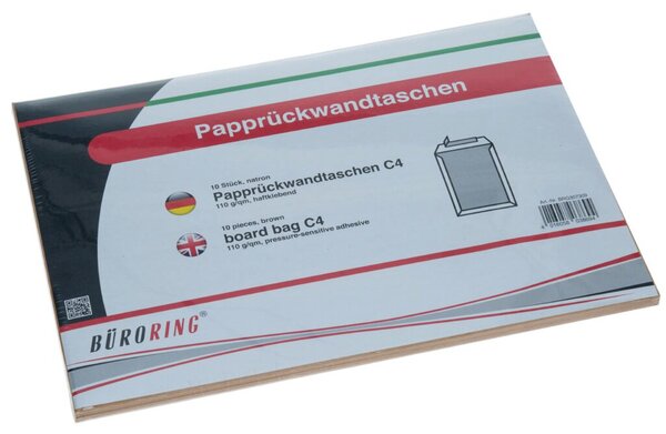 Image Versandtasche, C4, Papprückwand, Haftklebung, Natron, 110g
