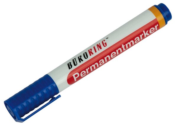 Image Büroring Permanentmarker, blau, Rundspitze 1,5-3mm