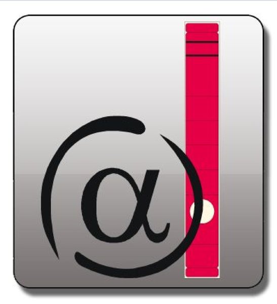 Image Rückenschild lang/schmal selbstklebend, Farbe rot