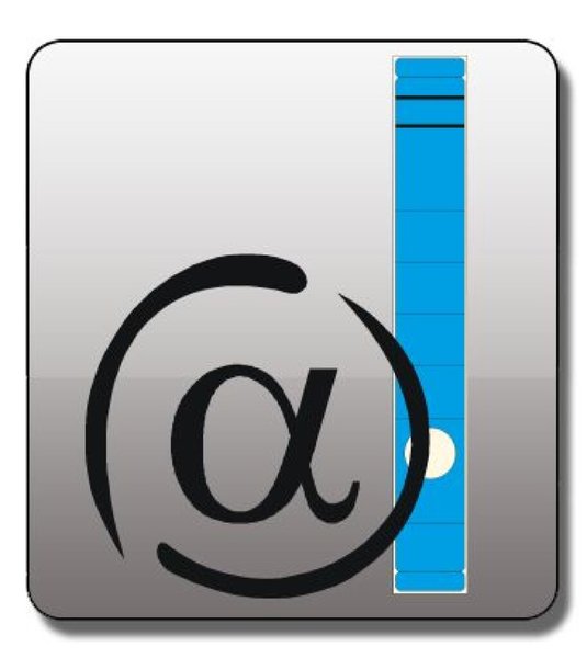 Image Rückenschild lang/schmal selbstklebend, Farbe blau