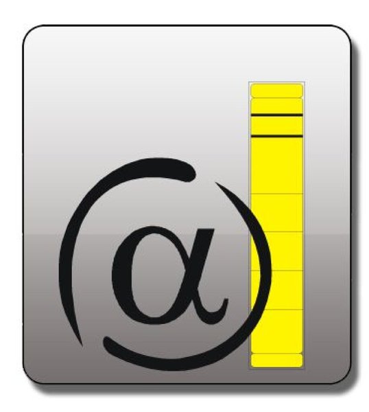 Image Rückenschild kurz/schmal selbstklebend, Farbe gelb