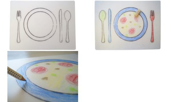 Image dataplus Tischset Besteck, 2-teil ig, transparent (5227686)