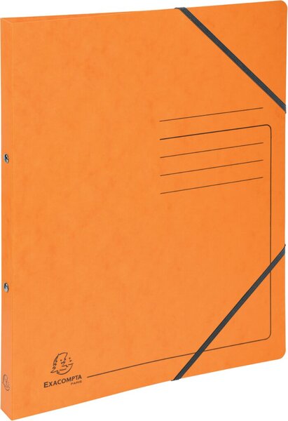 Image Ringhefter Colorspan mit Gummizug orange, 2 Ringe, 15 mm