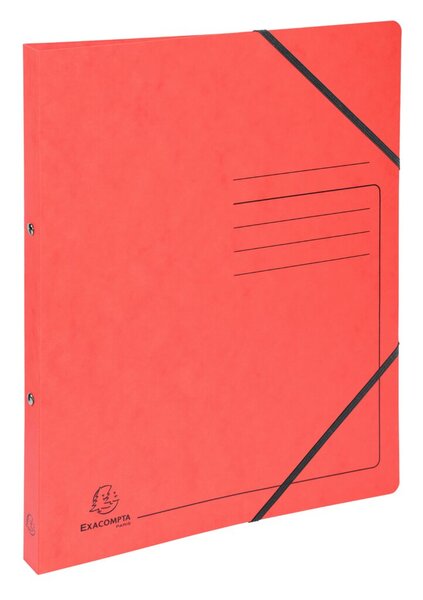 Image Ringhefter Colorspan mit Gummizug rot, 2 Ringe, 15 mm