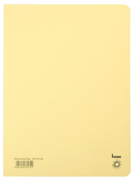 Image Aktenumschlag, A4, 250g/m2, gelb, für. ca. 250 Blatt