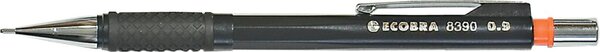 Image Ecobra Druckbleistift 0,9 mm mit Farbring orange, gum. Griffzone