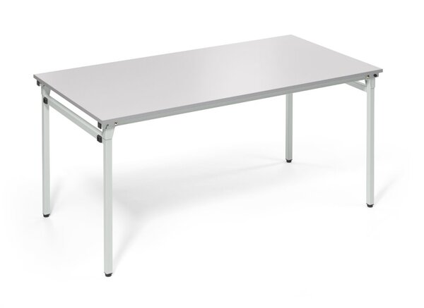 Image Klapptisch, 1200 x 600, lichtgrau/lichtgrau, 4 Fuß
