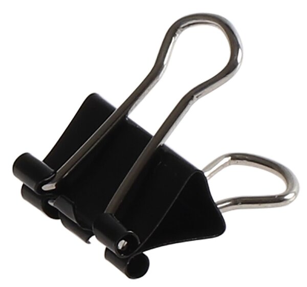 Image Büroring Foldbackklammern, schwarz, vernickelt 15mm lang