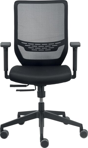 Image Bürodrehstuhl mit Armlehnen,Netz- Rückenlehne, 57cm TO Sync work mesh